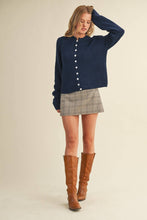 Load image into Gallery viewer, Marled Knit Sweater Cardigan