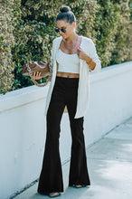 Load image into Gallery viewer, Elastic Waist Flare Corduroy Pants