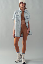 Load image into Gallery viewer, Washed Denim Oversized Shirt