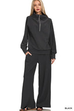 Load image into Gallery viewer, Ribbed Zip Pullover and Pant Set