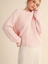 Load image into Gallery viewer, Marled Knit Sweater Cardigan