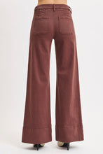 Load image into Gallery viewer, Mid Rise Wide Leg Coco Brown Jeans by Risen