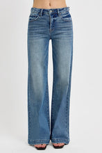 Load image into Gallery viewer, High Rise Wide Leg Adjustable Waist Jeans by Risen