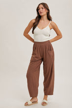 Load image into Gallery viewer, Relaxed Barrel Linen Pants