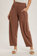 Load image into Gallery viewer, Linen barrel pant