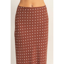 Load image into Gallery viewer, Polka Dot A-Line Skirt