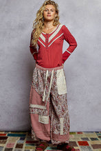 Load image into Gallery viewer, Long sleeve double gauze solid knit rib top