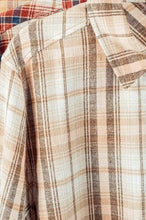 Load image into Gallery viewer, Plaid Flannel Button Down Shirt