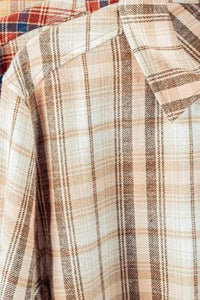 Plaid Flannel Button Down Shirt