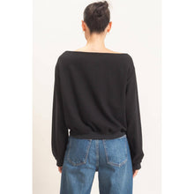 Load image into Gallery viewer, Studded Crew Neck Sweatshirt