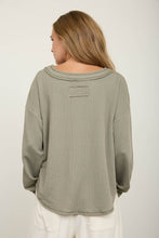 Load image into Gallery viewer, Waffle Knit V-Neck