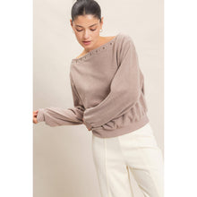 Load image into Gallery viewer, Studded Crew Neck Sweatshirt