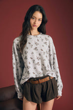 Load image into Gallery viewer, Floral Waffle Knit Top