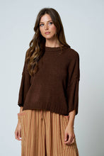 Load image into Gallery viewer, Drop Shoulder Short Sleeved Sweater