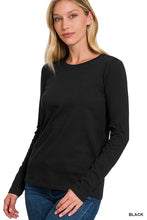 Load image into Gallery viewer, Cotton Crew Neck Top