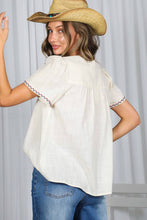 Load image into Gallery viewer, Aztec V-Neck Blouse Top