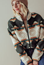 Load image into Gallery viewer, Aztec Sherpa Jacket