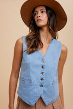 Load image into Gallery viewer, Denim Vest