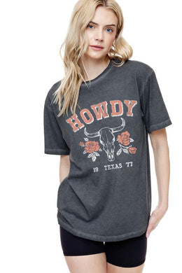 Howdy Longhorn Graphic T