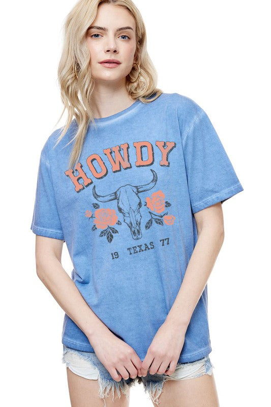 Howdy Longhorn Graphic T