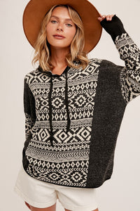 Aztec Hoodie Sweater