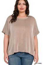 Load image into Gallery viewer, Ribbed Dolman Easy Fit