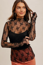 Load image into Gallery viewer, Lace Long Sleeve