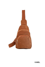 Load image into Gallery viewer, Corduroy Sling Bag