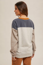 Load image into Gallery viewer, Color Block Sweatshirt