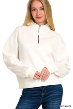 Load image into Gallery viewer, Half Zip Fleece Sweatshirt