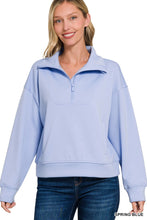 Load image into Gallery viewer, Scuba Quarter Zip Sweatshirt