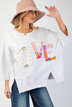 Load image into Gallery viewer, Love Quilt Patch Sweatshirt