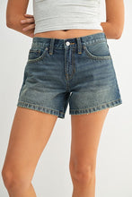 Load image into Gallery viewer, Mid Rise Baggy Vintage Denim Shorts