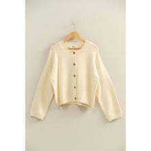 Load image into Gallery viewer, Relaxed Fit Button-Down Cardigan Sweater