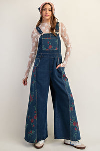 Floral Overalls