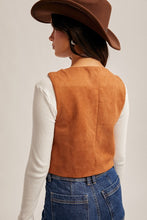 Load image into Gallery viewer, Front Tie Suede Vest