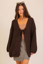 Load image into Gallery viewer, Front Tie Cardigan