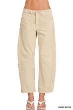 Load image into Gallery viewer, Tan Barrel Jeans