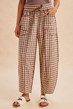 Load image into Gallery viewer, Barrel Checkered Pants