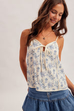 Load image into Gallery viewer, Floral Tie Tank
