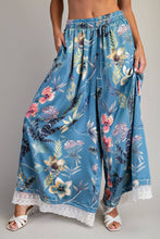 Load image into Gallery viewer, Tropical Lace Trim Pants