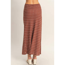 Load image into Gallery viewer, Polka Dot A-Line Skirt