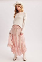 Load image into Gallery viewer, Flowy Lace Maxi Skirt