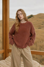 Load image into Gallery viewer, Terracotta Ribbed Knit Sweater