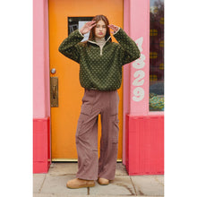 Load image into Gallery viewer, Polka Dot Sherpa Half-Zip Pullover