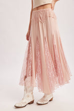 Load image into Gallery viewer, Flowy Lace Maxi Skirt