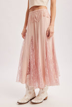 Load image into Gallery viewer, Flowy Lace Maxi Skirt