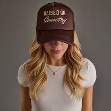 Load image into Gallery viewer, Raised On Country Trucker Hat