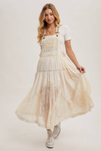 Load image into Gallery viewer, Lace Embroidered Bib Maxi Dress
