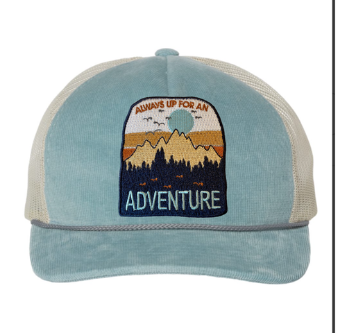 Corduroy Adventure Patch Hat